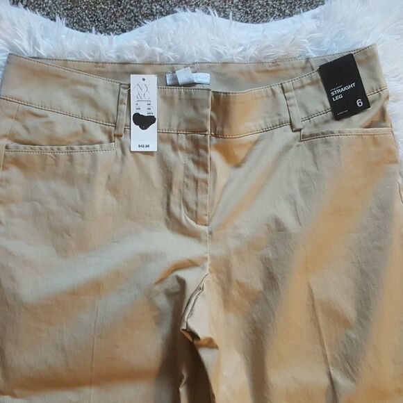 New York & Co Pants Straight Leg Crop NEW Women’s Size 6 - Picture 7 of 7